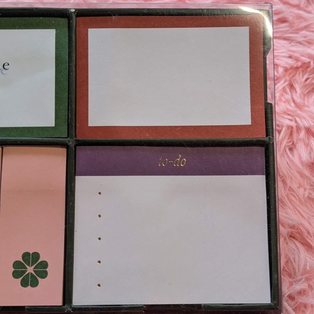 NWT~  Kate Spade Sticky Note Set - Picture 4 of 5